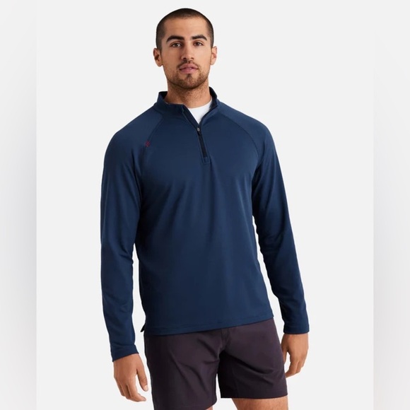 Rhone Navy Blue Stretch Pullover Size XXL Session 1/4 Zip - Picture 1 of 7